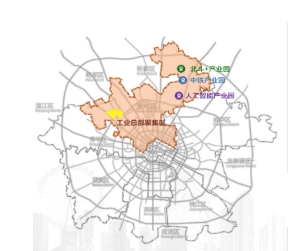 成都金牛区北改规划图图片