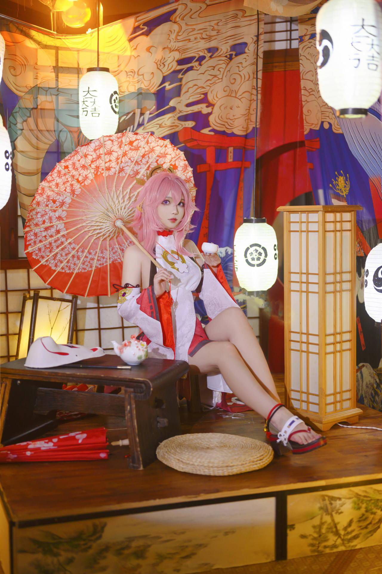 图片|《原神》八重神子Cosplay