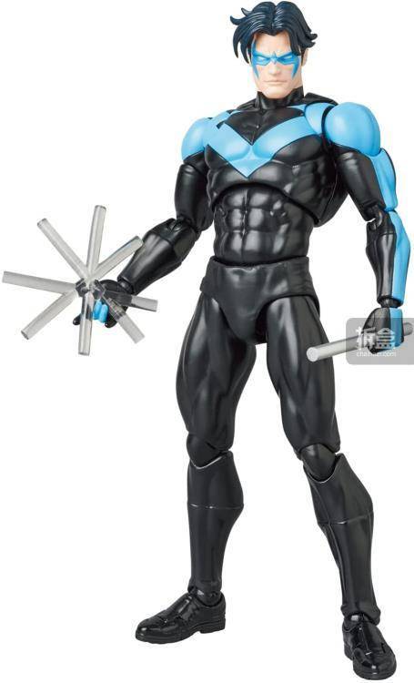 人偶|MAFEX DC漫画版 蝙蝠侠缄默 夜翼 NIGHTWING 可动人偶