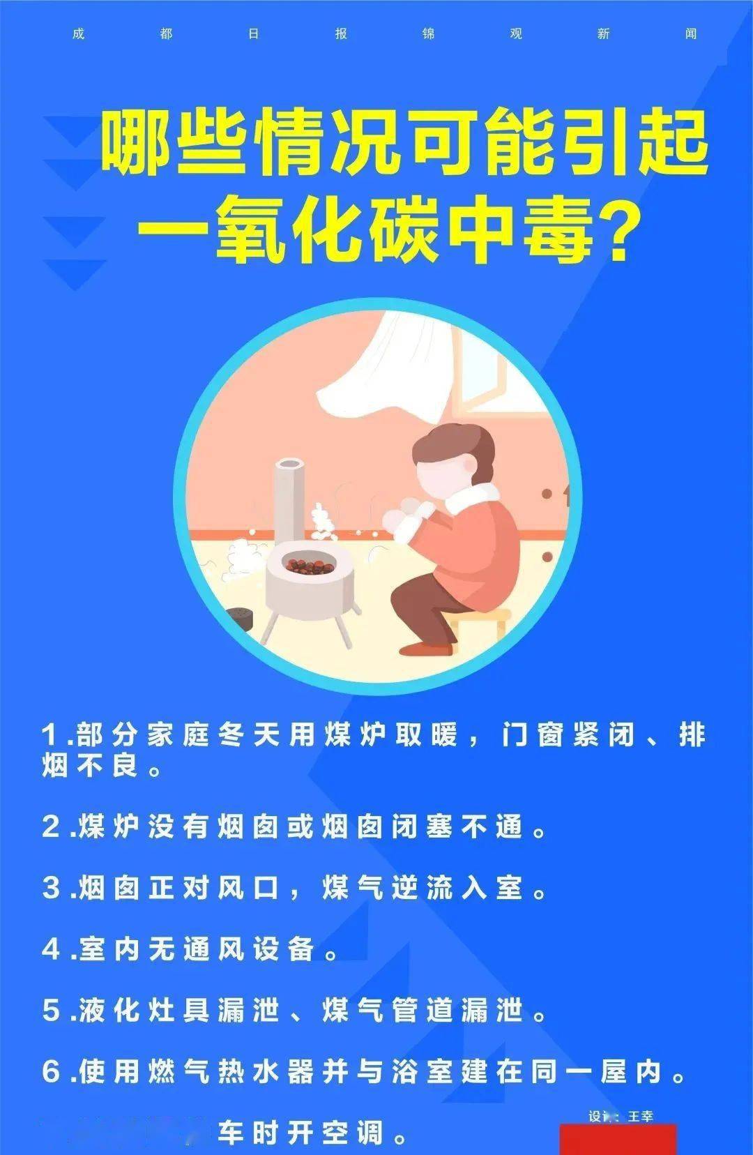 所有人冬季预防一氧化碳中毒安全使用指南请查收