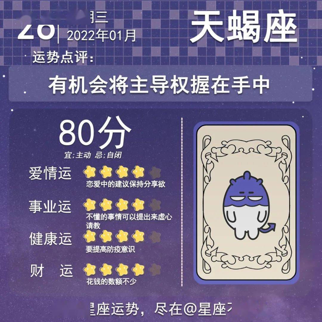 后台|2022年1月26日星座运势