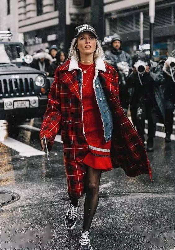 整体 冬天叠穿混搭保暖又时髦