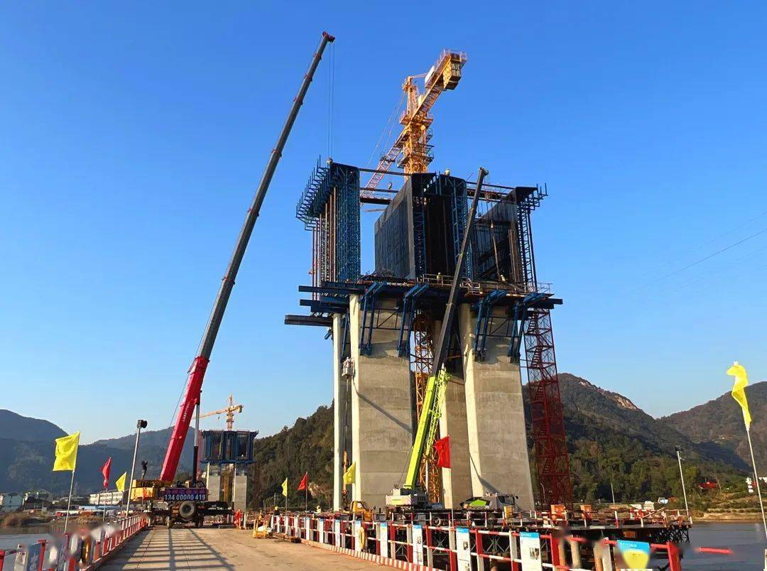 临海余温公路灵江特大桥主桥转入上部结构施工_目标_混凝土_节点