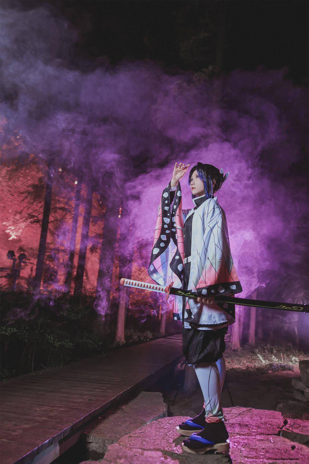 图片|《鬼灭之刃》蝴蝶忍cosplay