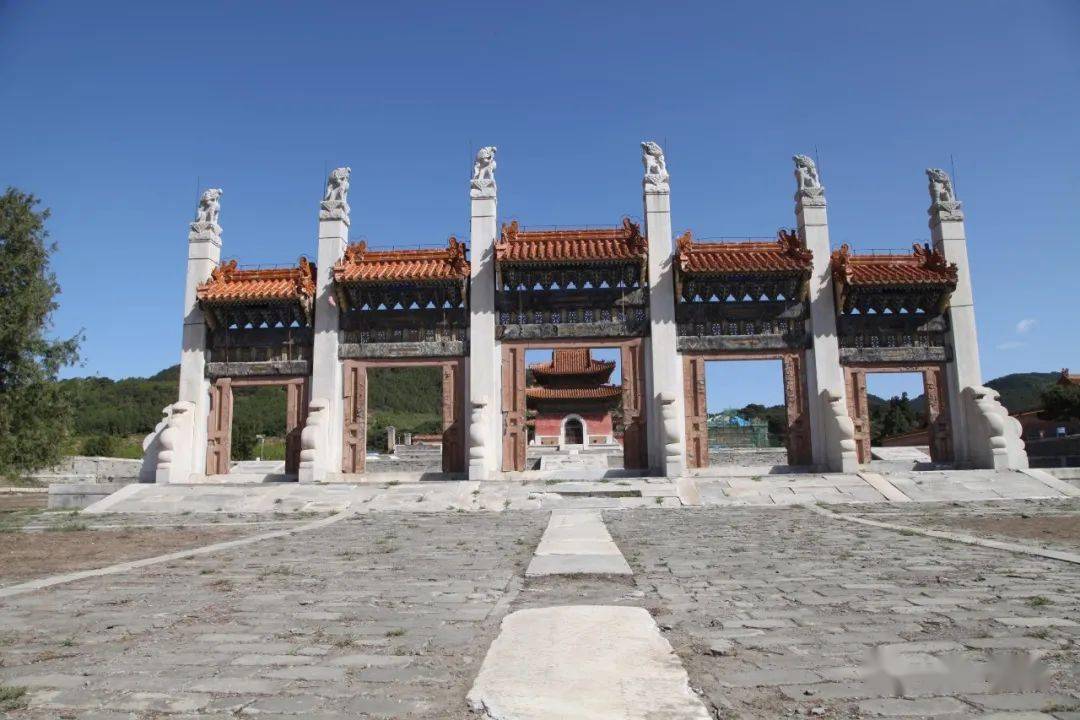 咸丰帝陵墓图片
