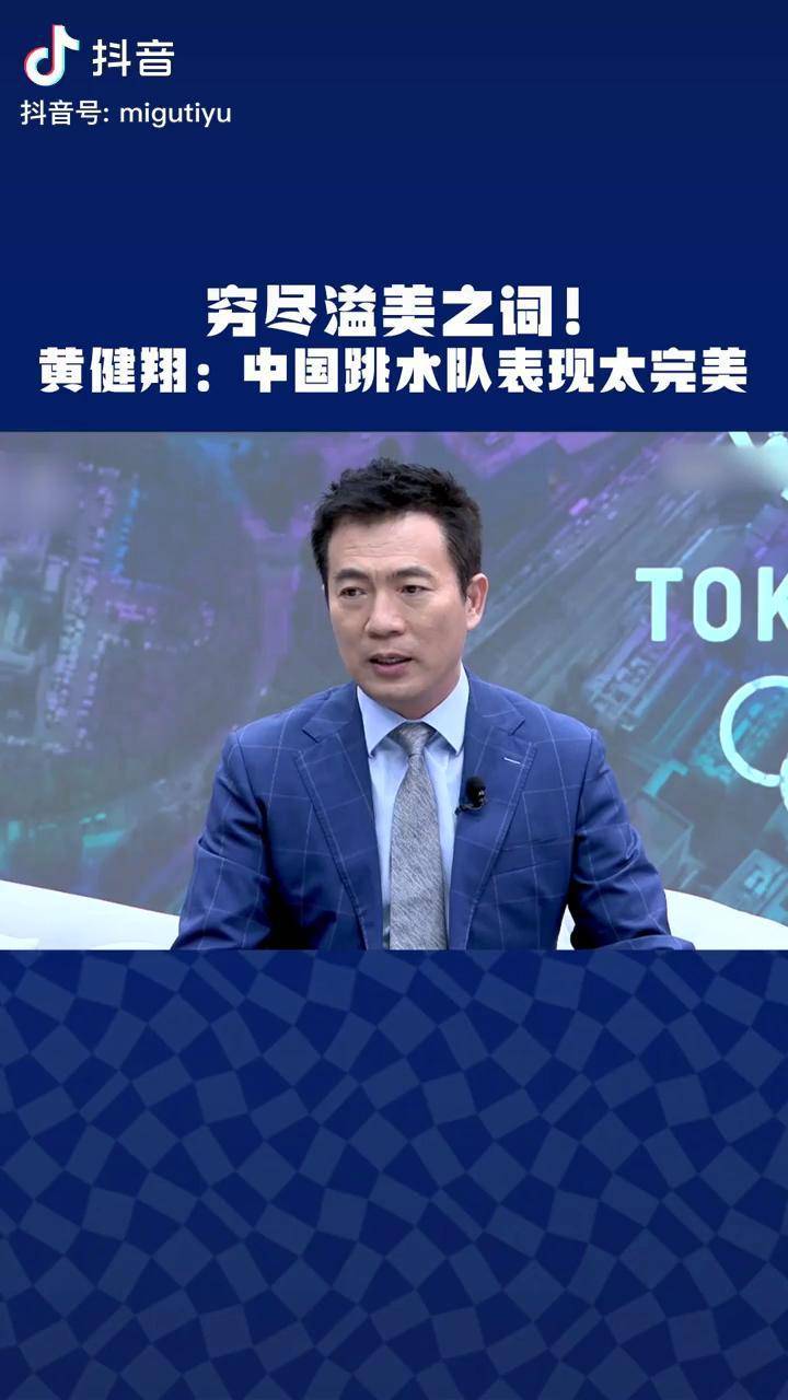 中国跳水队表现太完美黄健翔中国跳水队拿七块金牌已经事照顾其他队了