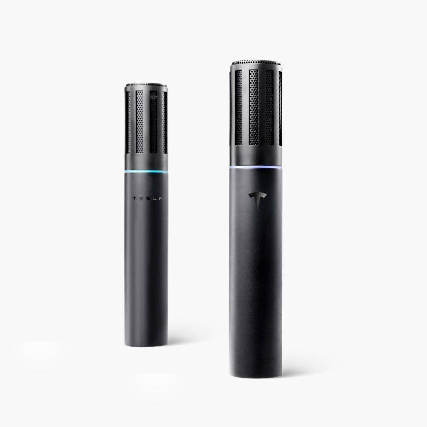 特斯拉 TeslaMic 无线话筒上架：1199 元两只，可在车内 K 歌