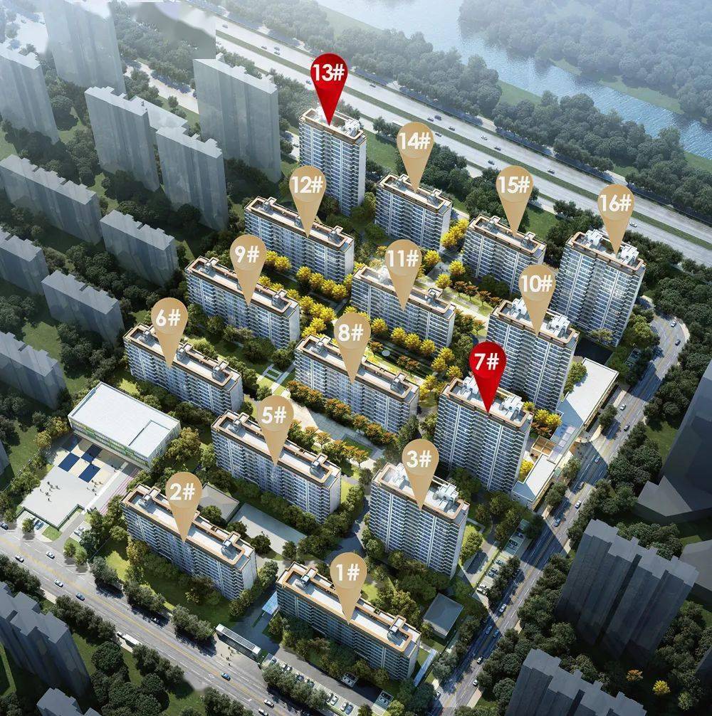 上和明月在总占地约5.7万㎡的土地上,2.