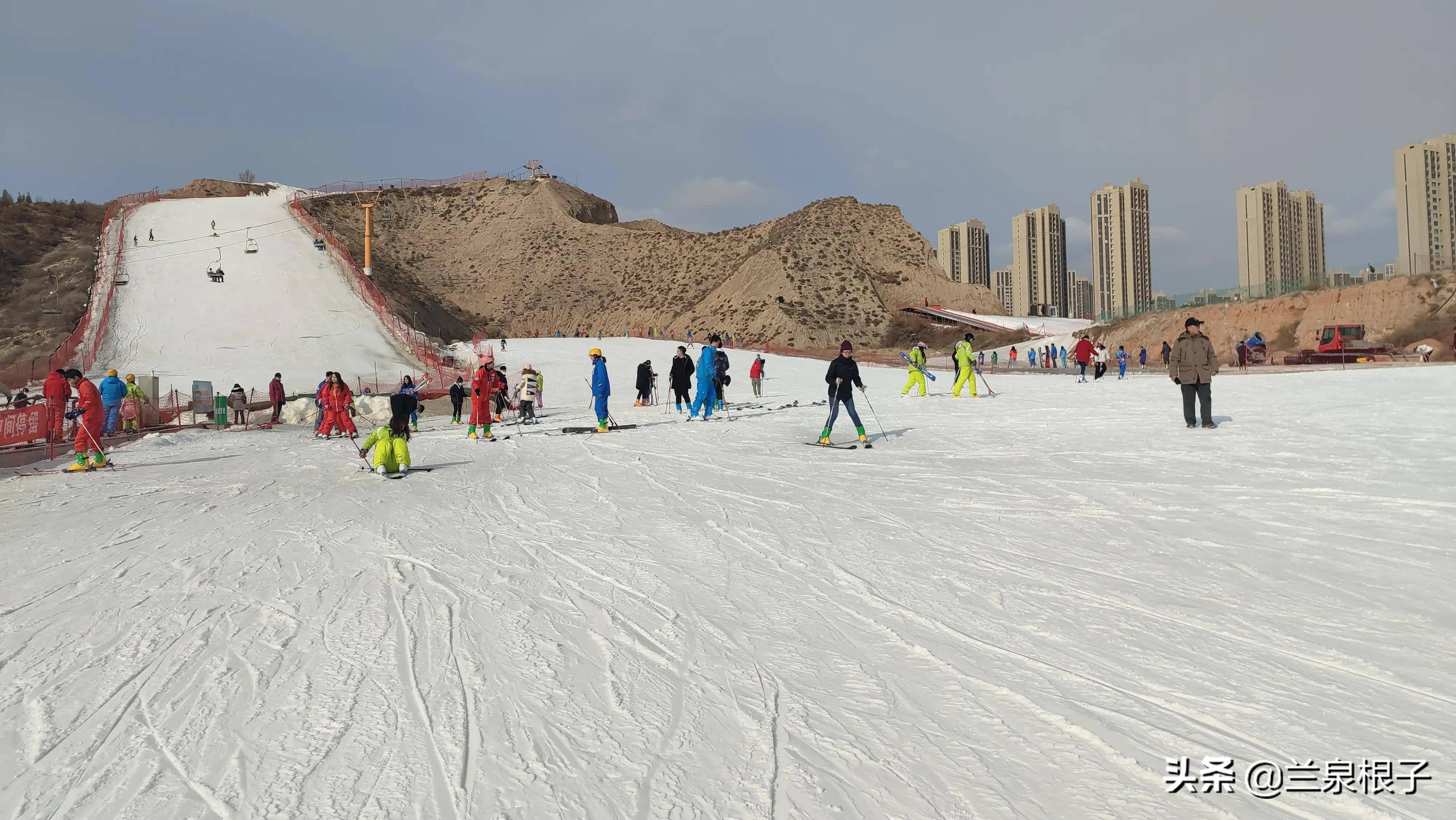 兰州安宁大青山滑雪场图片