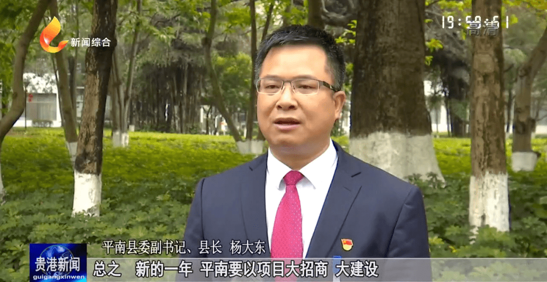 平南县委副书记,县长 杨大东:总之,新的一年,平南县要以项目大招商,大