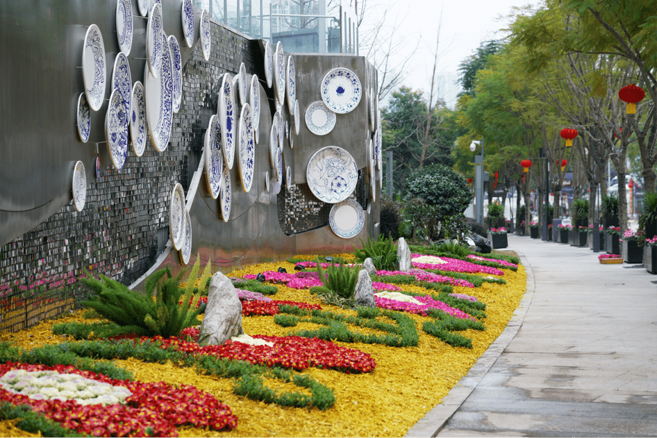 春节去丝路花街赏花