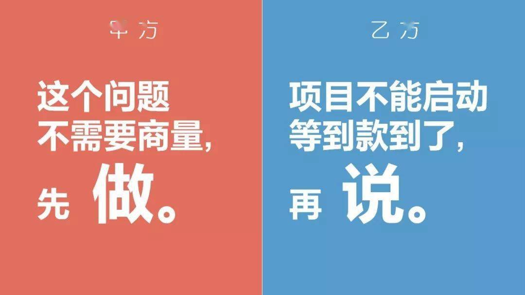 双方眼中的甲方形象是?