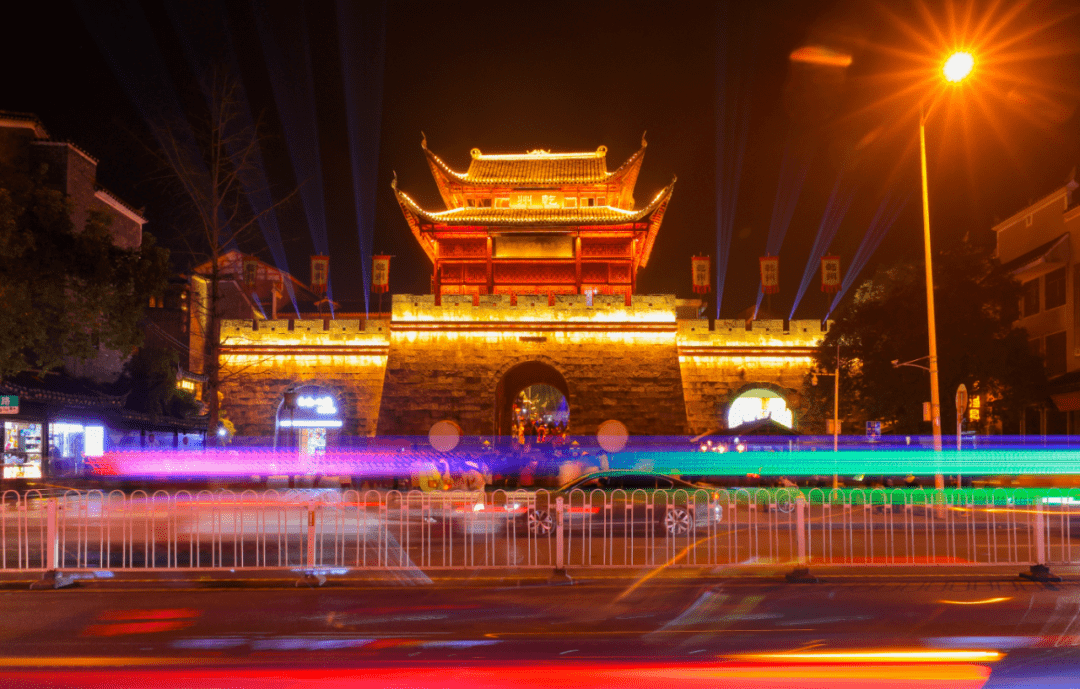 吉首夜景图片