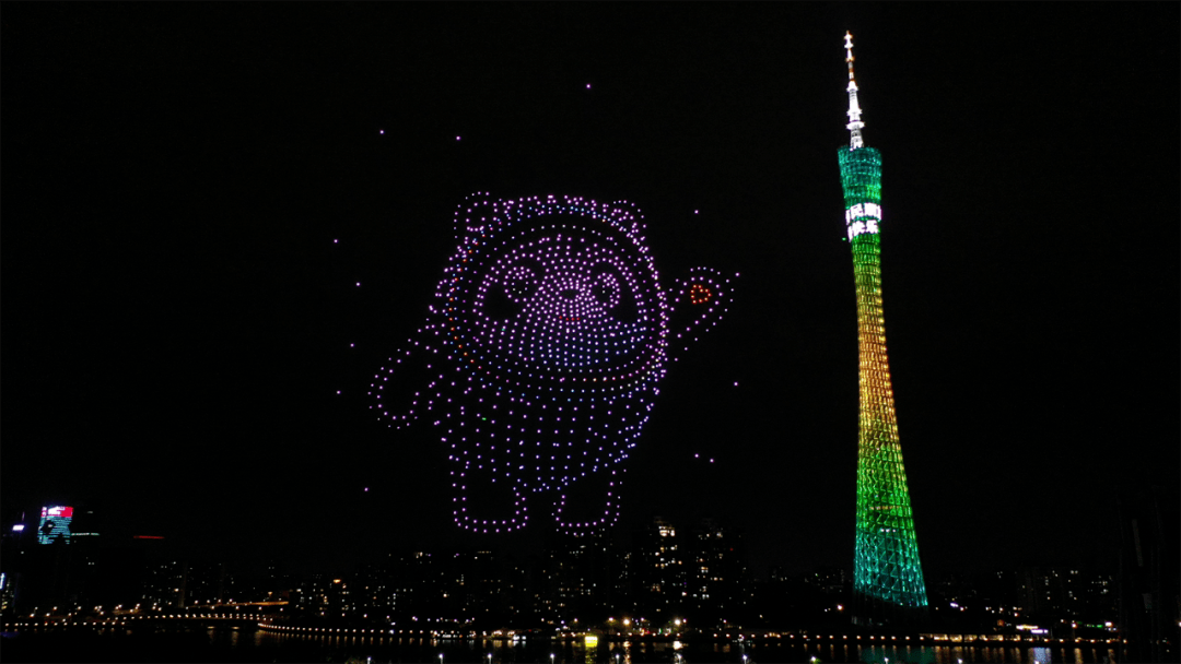广州|昨天深夜，广州空中亮了！
