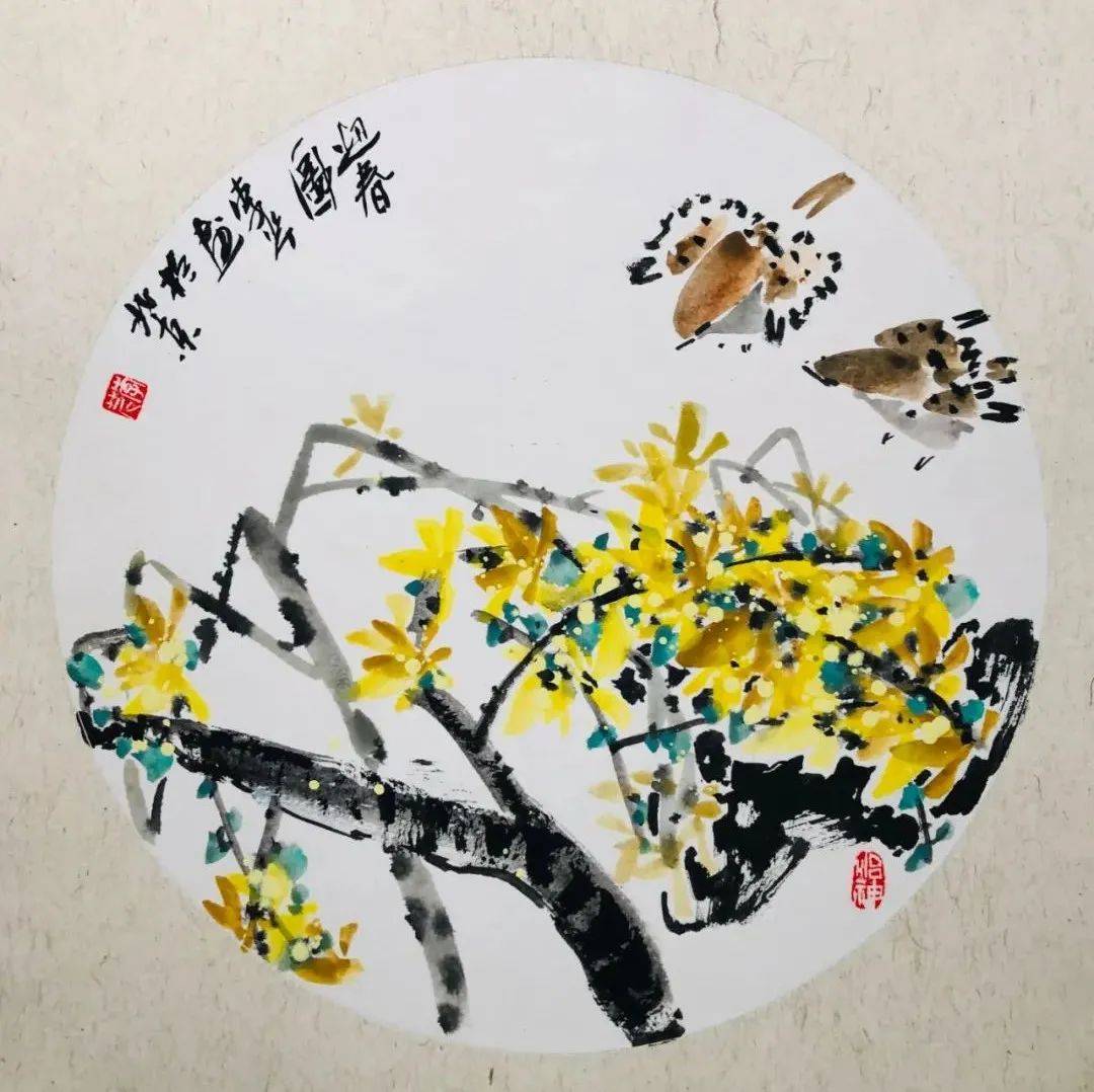 笔墨淋漓——李芹花鸟画作品_女性_写意_艺术