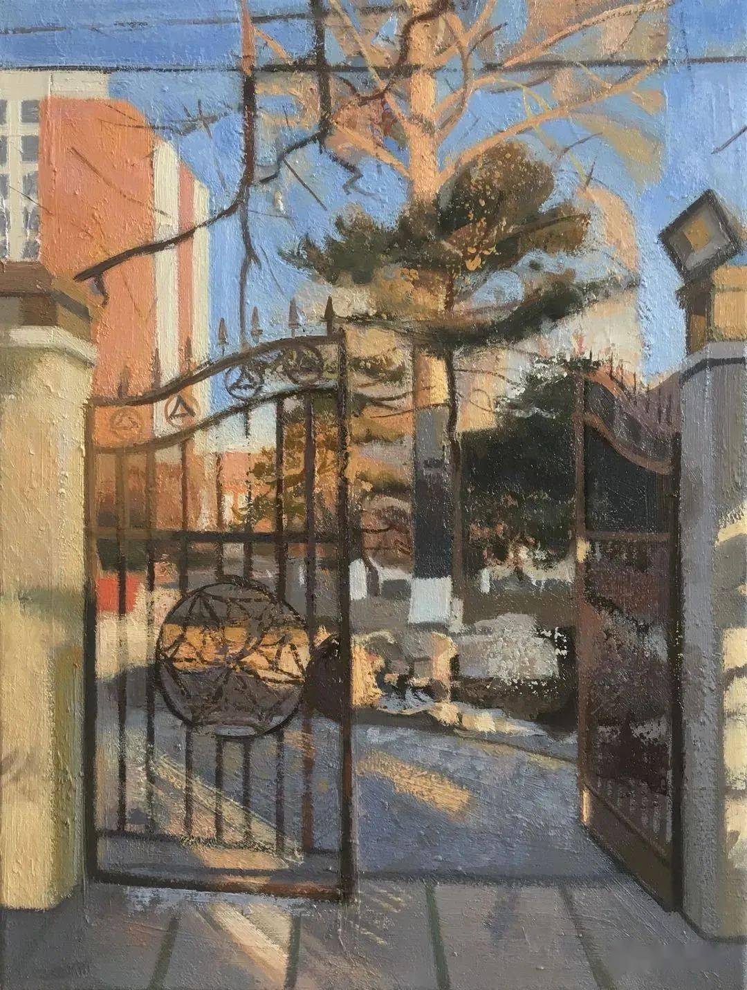 中国油画院青年教师 杨金宇_cm_油彩_布面