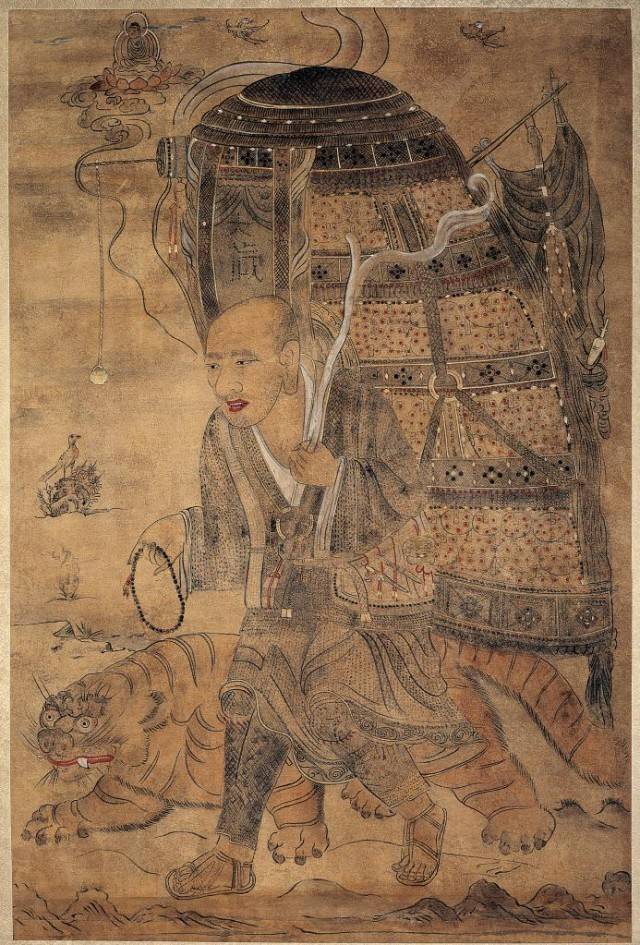 绢画|在莫高窟，看“黏人大猫”