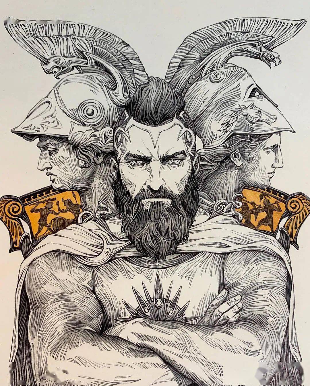 太疯狂了动物线描就该这样画用简单的笔画出超精美的画绝了谁看都受不