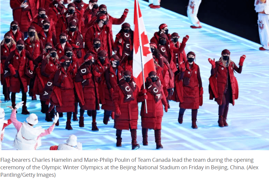 加拿大冬奥会入场图片