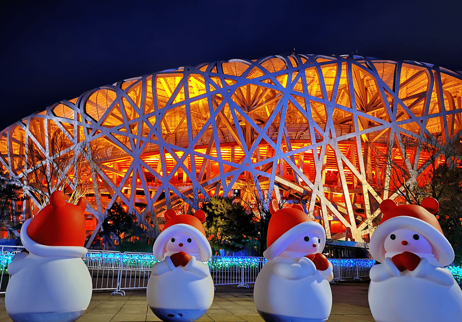 北京冬奥会灯柱图片图片