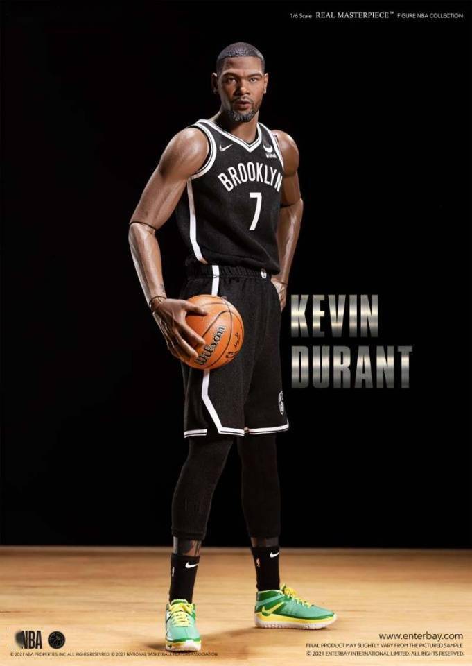 身体|模玩资讯：ENTERBAY NBA Real Masterpiece 1/6「KEVIN DURANT」