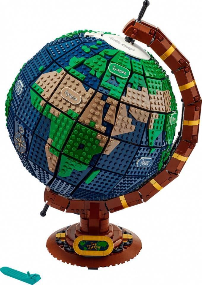 模玩资讯：LEGO 21332 Ideas 系列「地球仪」The Globe