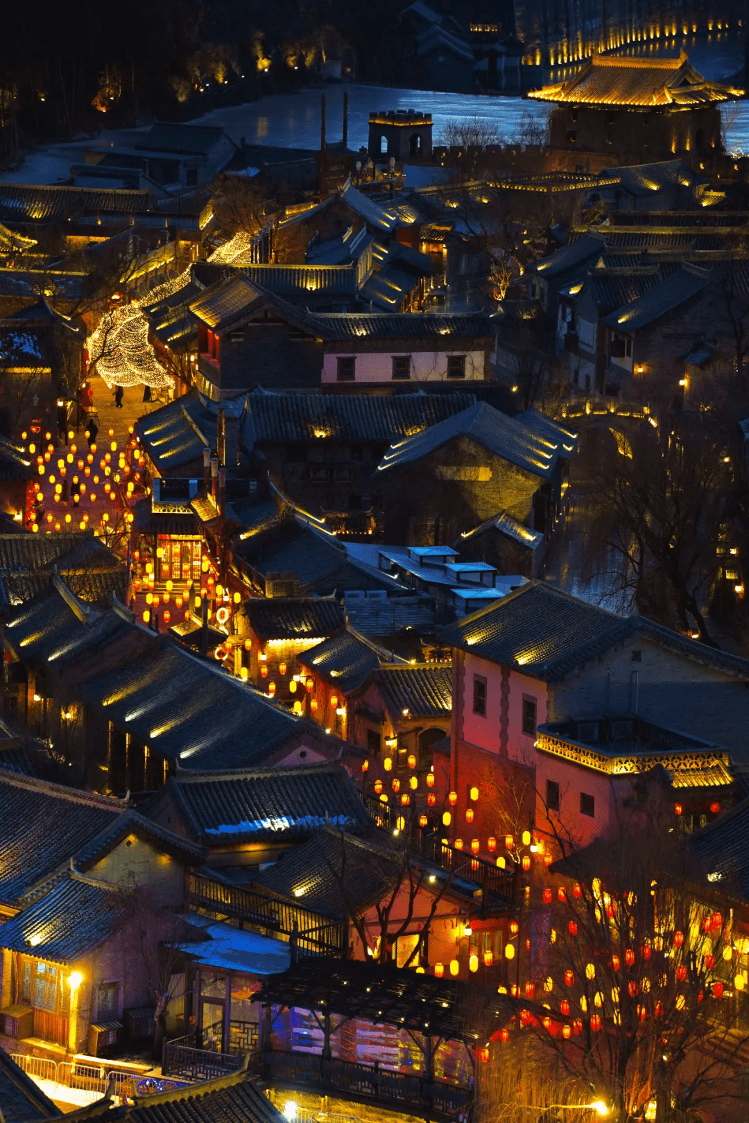 古北水镇闹元宵长城上元千灯会提灯入梦阅人间