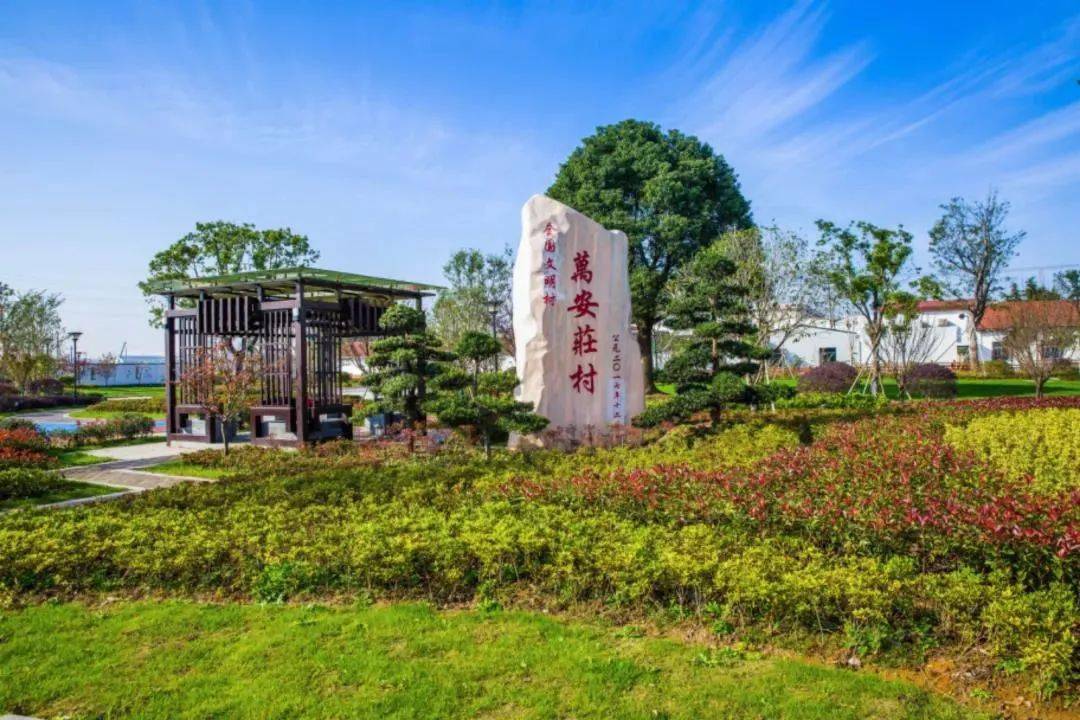 发文公布了省第一批未来乡村建设试点村名单,周巷镇万安庄村成功入选