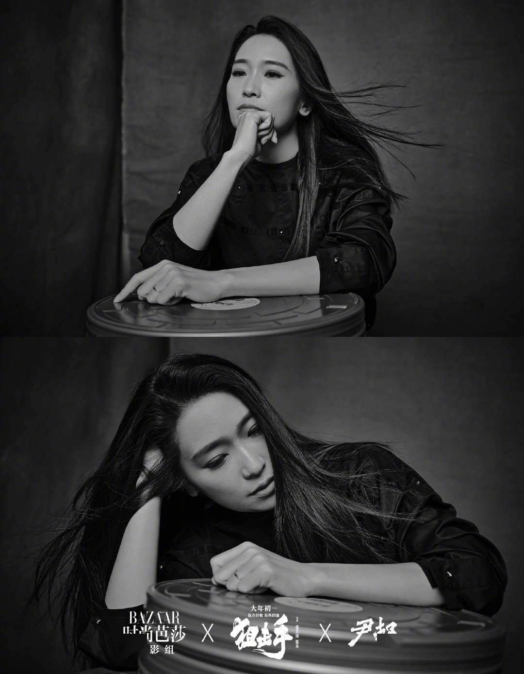 张艺谋携女儿张末拍摄时尚写真