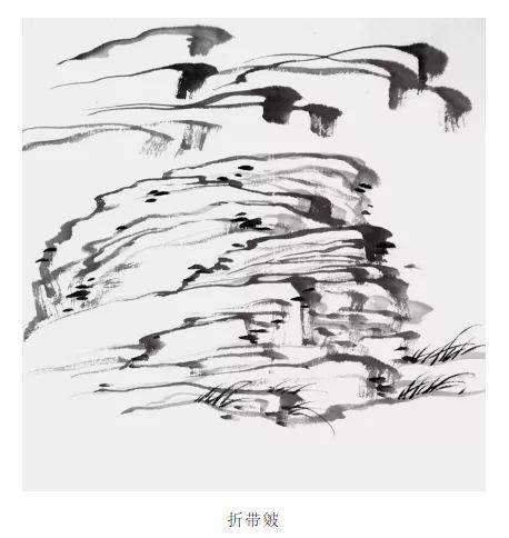 常见的8种山石皴法及示范,以后见了立马就可以识别出来了!