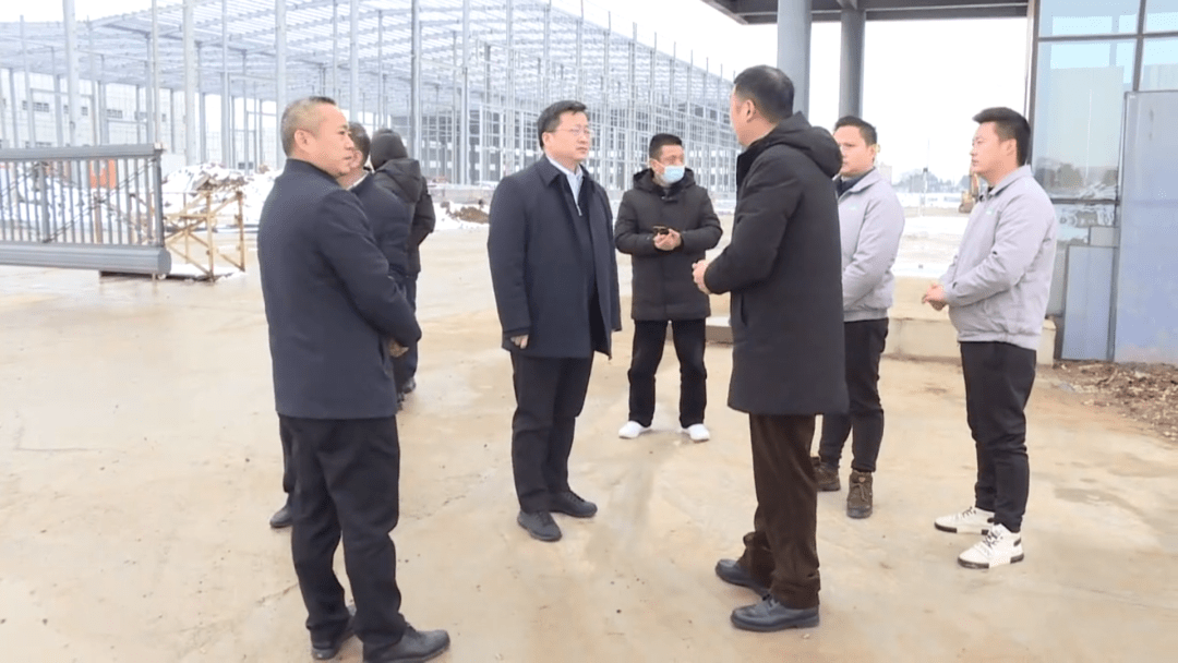 胡光怀一行在湖北回盛生物科技有限公司,应城乐华厨卫有限公司等企业