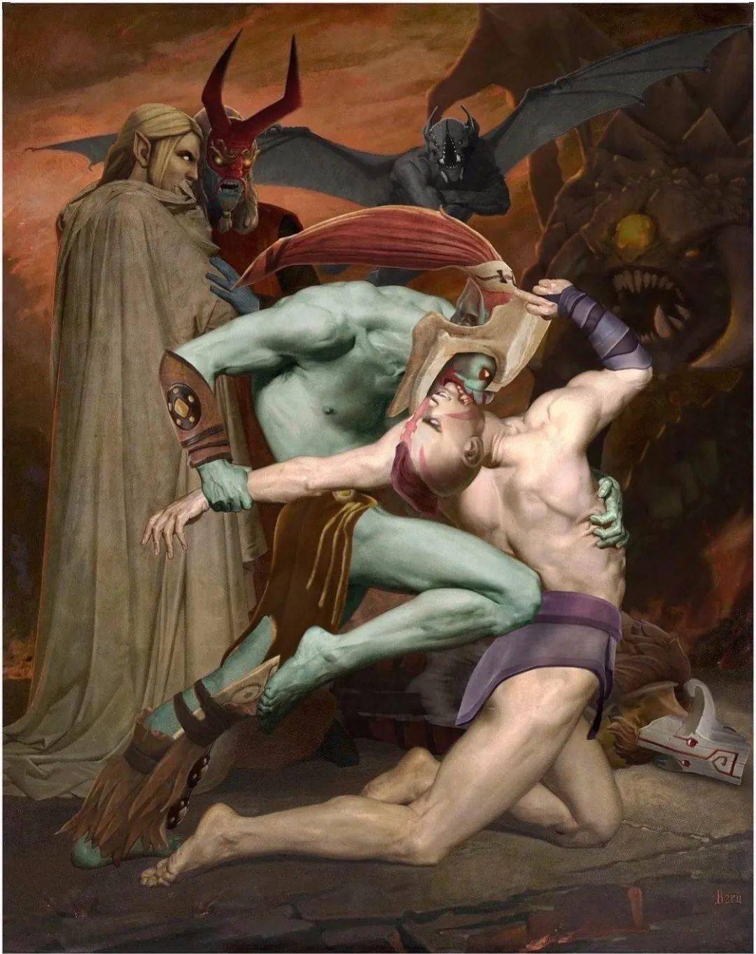 Het|这个小姐姐算是把DOTA2和世界名画玩透了