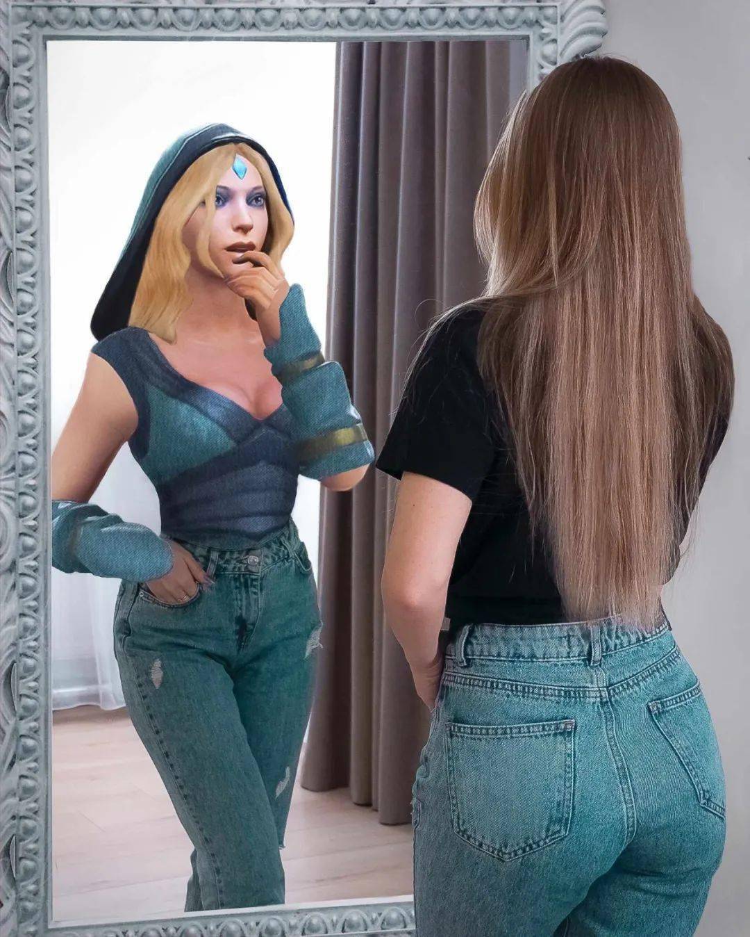 Het|这个小姐姐算是把DOTA2和世界名画玩透了