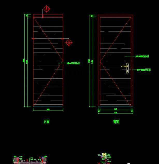 这份门cad节点大全,你不备一份?