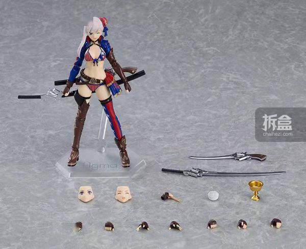 材质|GSC FIGMA FATE/GRAND ORDER 560#BERSERKER 宫本武藏 手办