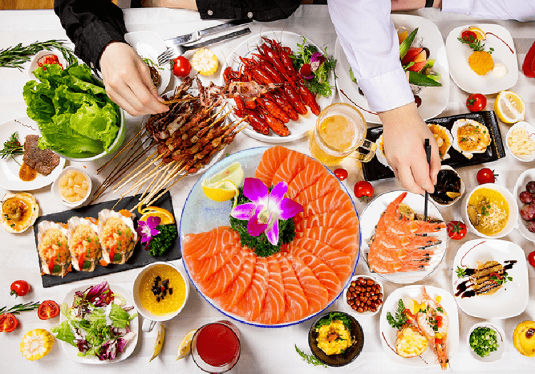 情人节走起89元起抢豪华单人海鲜自助西餐牛排海鲜甜品水果火锅烤肉等