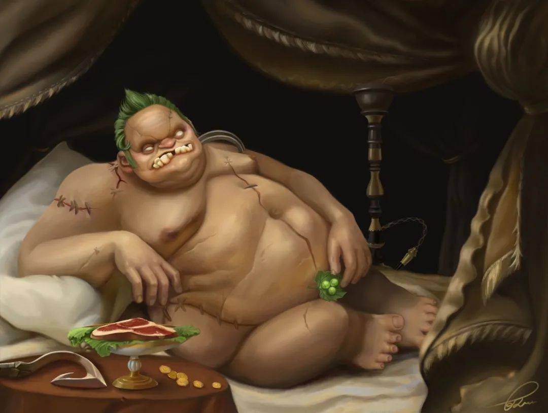原型|这个小姐姐算是把DOTA2和世界名画玩透了