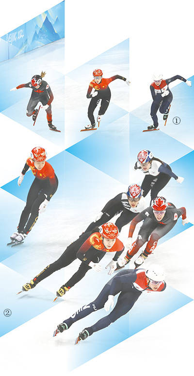 中国短道速滑队女子三千米接力摘铜（盛会进行时）