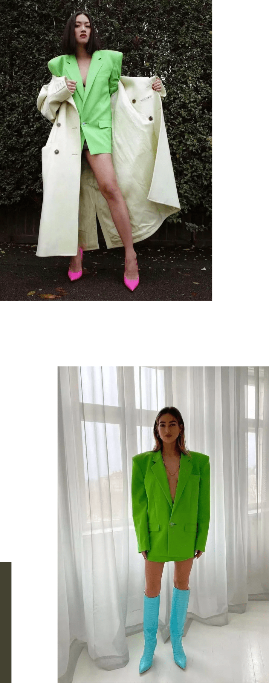 材质 开春的第一件新衣,当然只此青绿