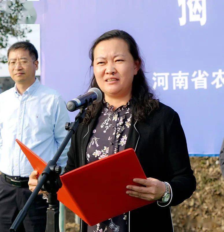 新蔡县举行优质专用小麦示范基地建设揭牌仪式_王霞_项目_农业
