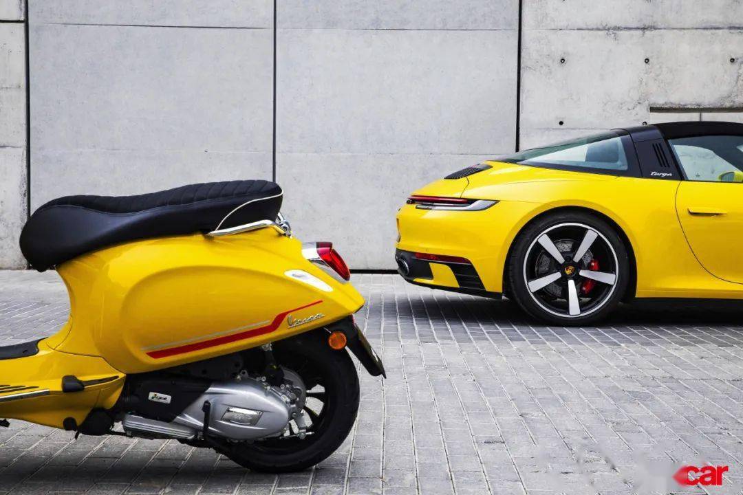 当保时捷911 targa遇上vespa sprint s150 | car future_搜狐汽车