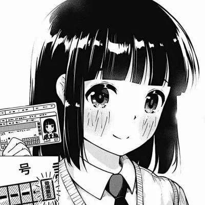 超个性黑白动漫头像