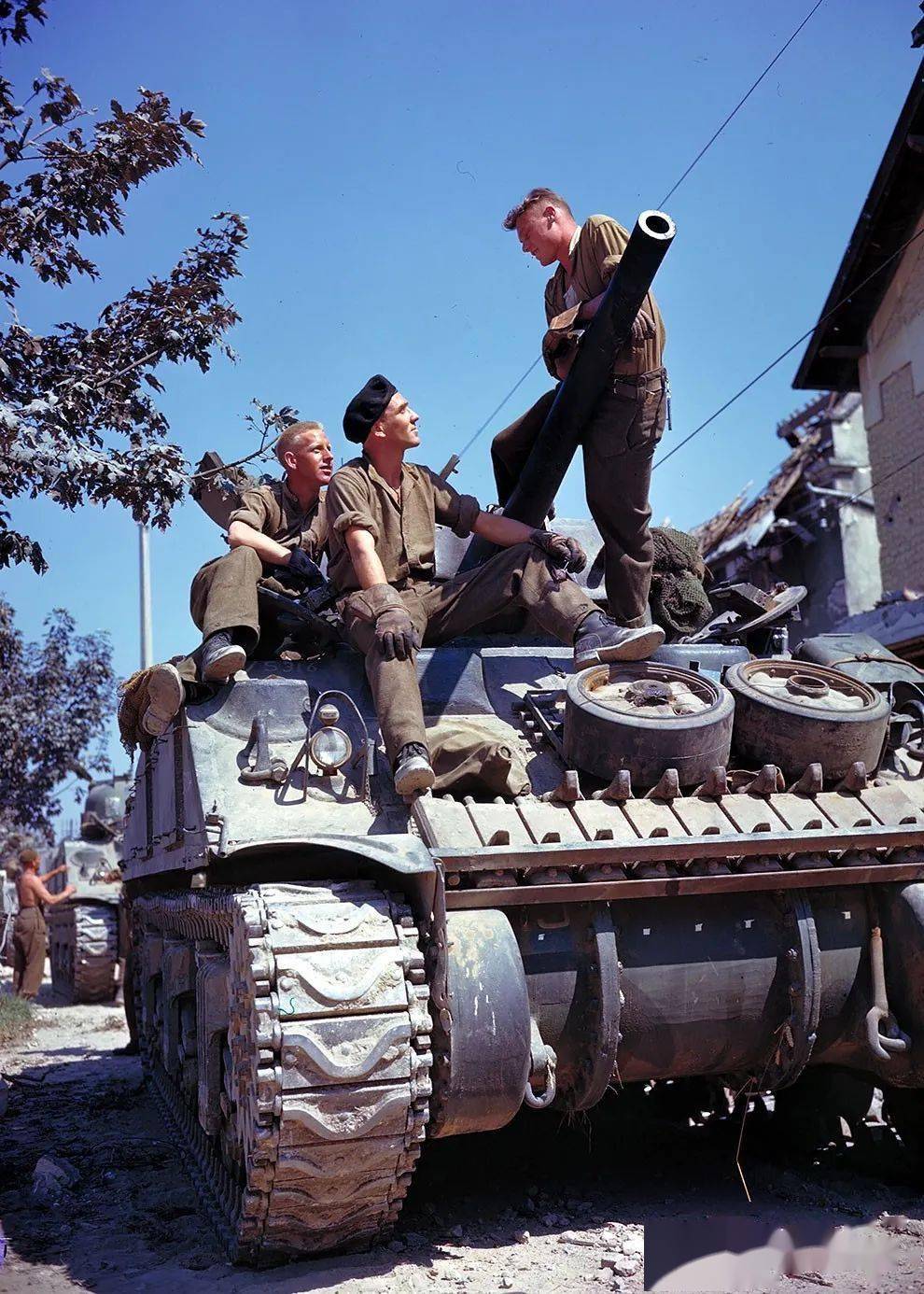 老照片诺曼底登陆