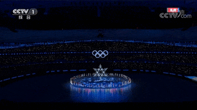 北京冬奥冰花火炬图片