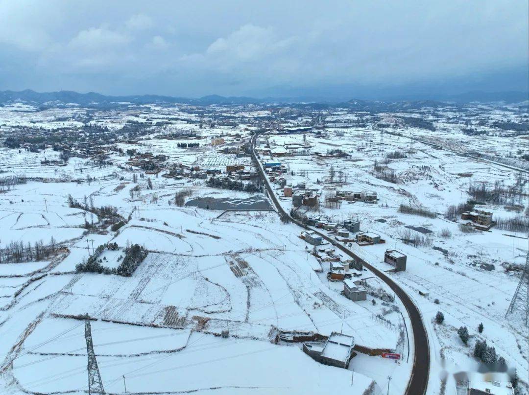 宣威下雪图片