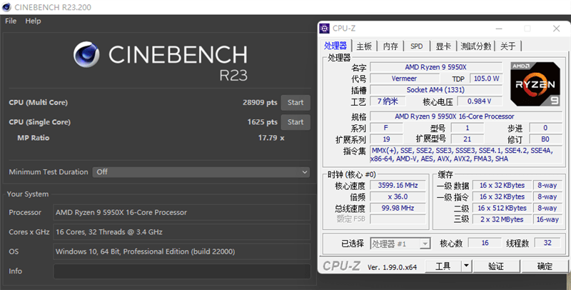 生产力|谁是多核王者！锐龙9 5950X、酷睿i9-12900K生产力对比：依然领先对手