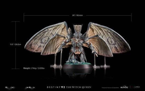 翼展|《命运2》巫妖女王雕像开订 千变之女展翼降临