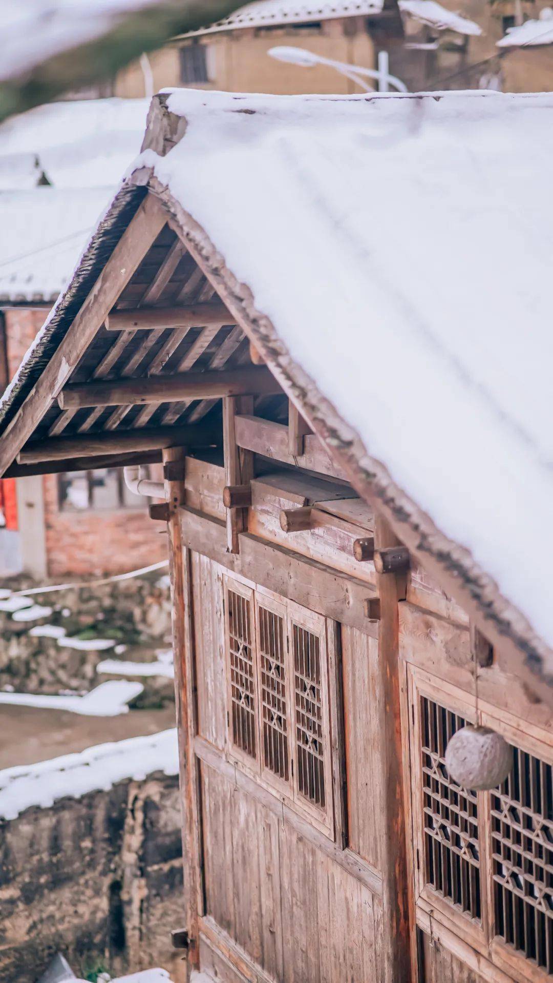 雪后西川,带你穿越千年古村……_浙江省_庆元_石柱佛