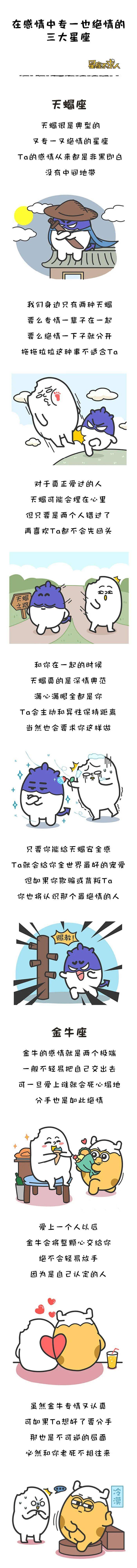 后台|在感情中专一也绝情的三大星座！