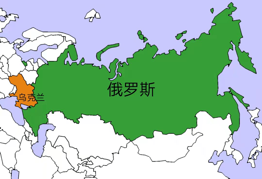 乌俄边境地图图片